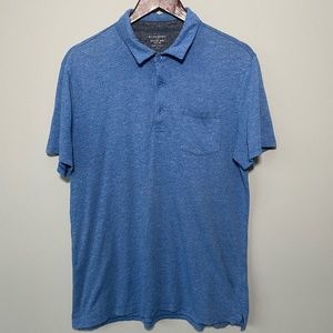 Banana Republic Quick Dry Polo Blue Size Large (L)
